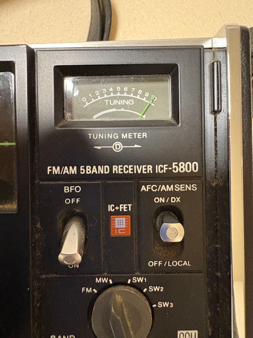 m*様 中古　ジャンク品　SONY ICF-5800 スカイセンサー5800
