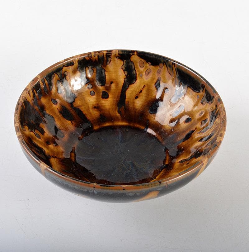 中国　南宋　吉州窯　玳玻天目茶碗　C R5585