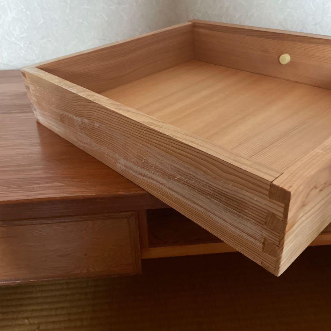 きむ！木製座卓 和風 屋久杉 漆塗り 民芸家具 文机 座敷机 座卓