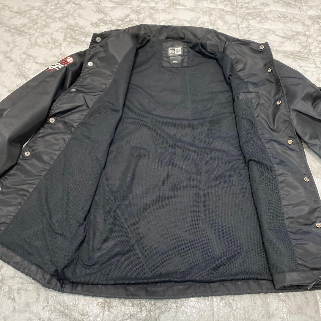 NEWERA／ニューエラ ドジャース コーチジャケット ブラック Sサイズ