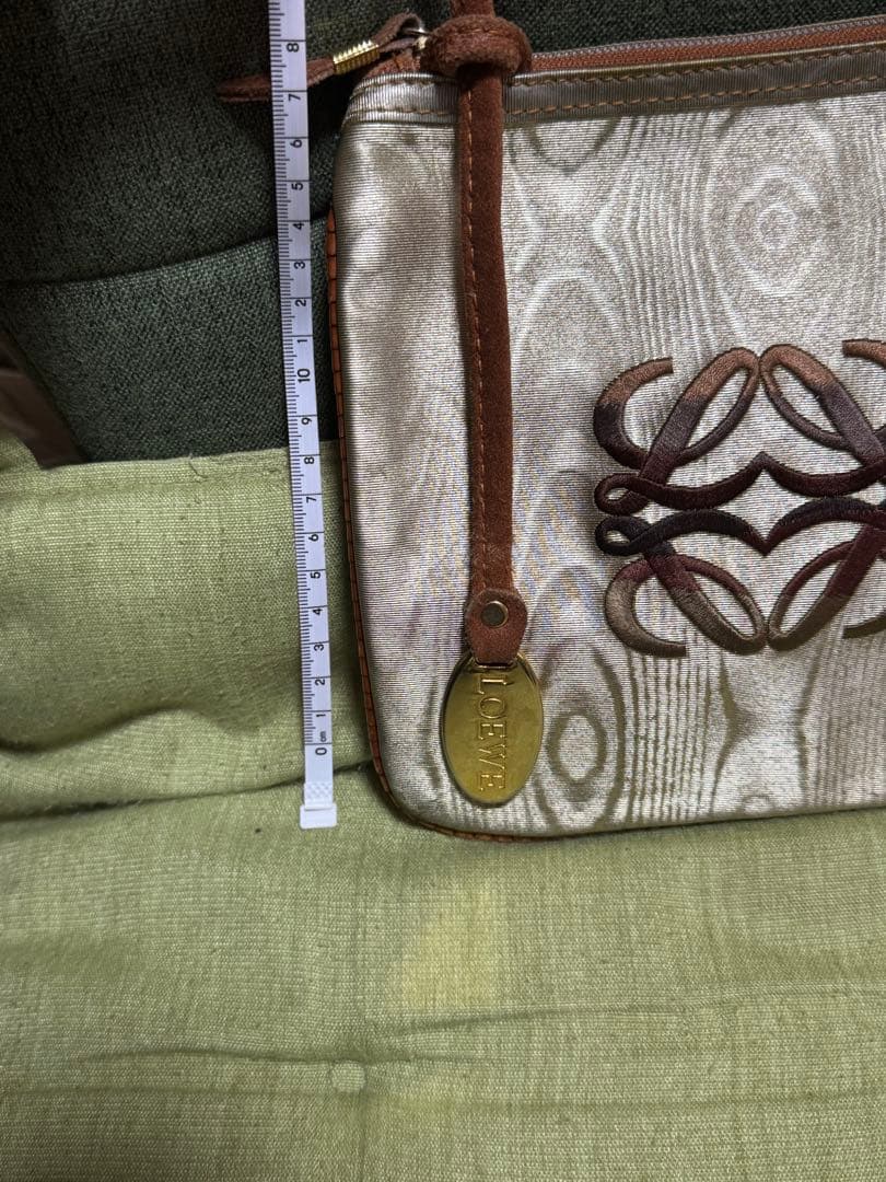 LOEWE アナグラム柄 ナイロンキャンバス ミニショルダーバッグ ポシェット