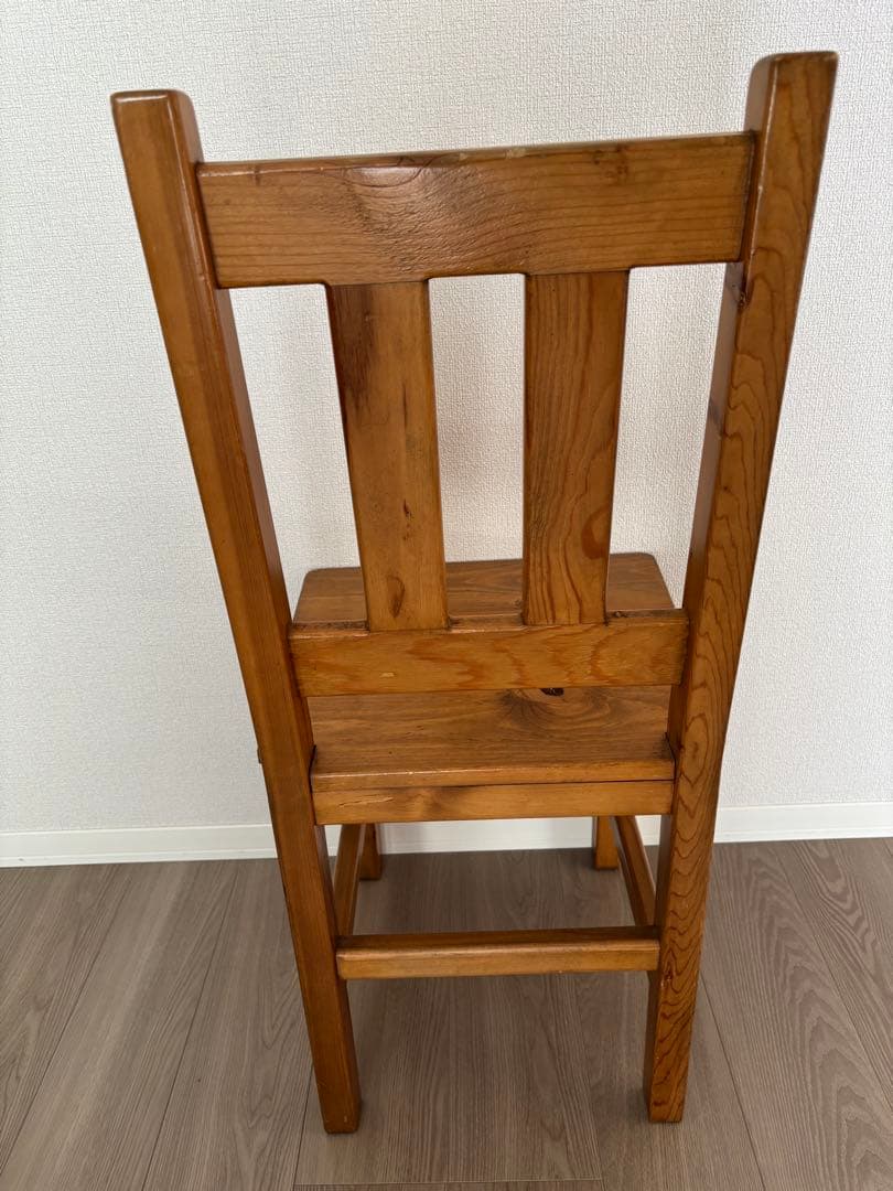 アンファンパイン材ダイニングチェア③