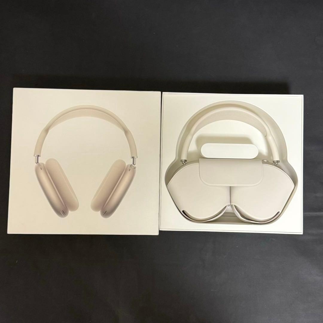 【正規品・美品】値段交渉可能Apple AirPods Max 新色スターライト