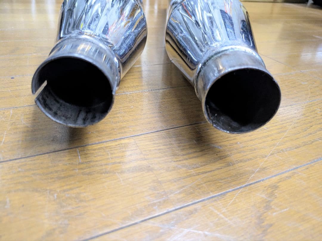 バンス＆ハインズ　ターンダウンスリップオンマフラー　4インチ口径　ツアラー用