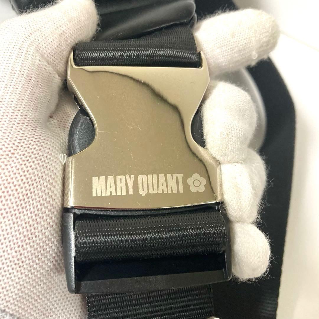 未使用級❗️ マリークワント　エポビジューデイジーボディバッグ　ブラック　黒