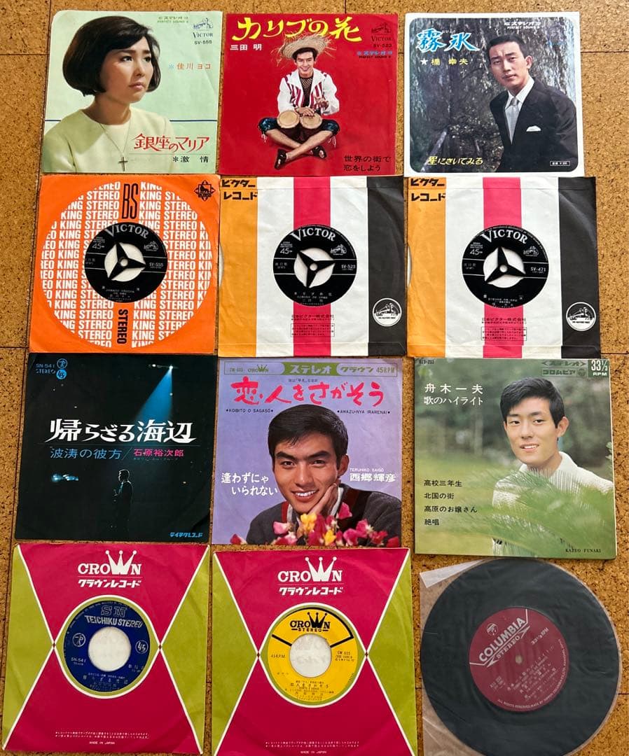 ベルソス VS-M001と昭和歌謡のレコードのセット