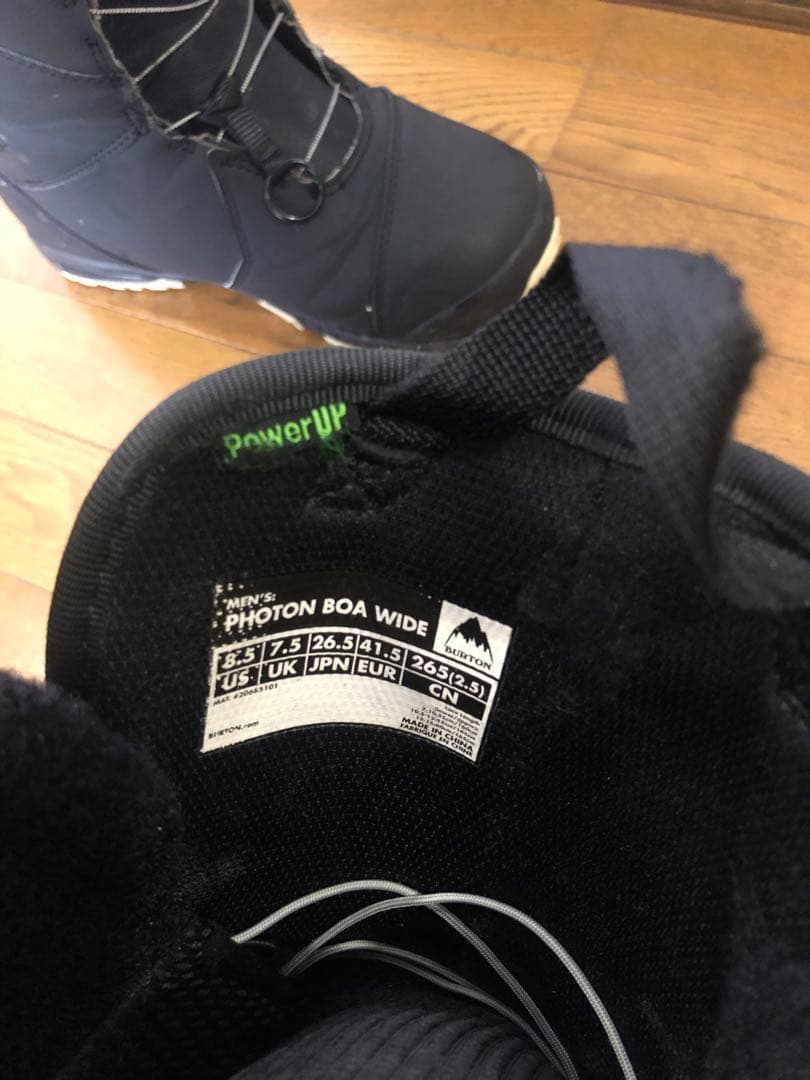 Burton PHOTON WIDE スノーボードブーツ ブラック　26.5
