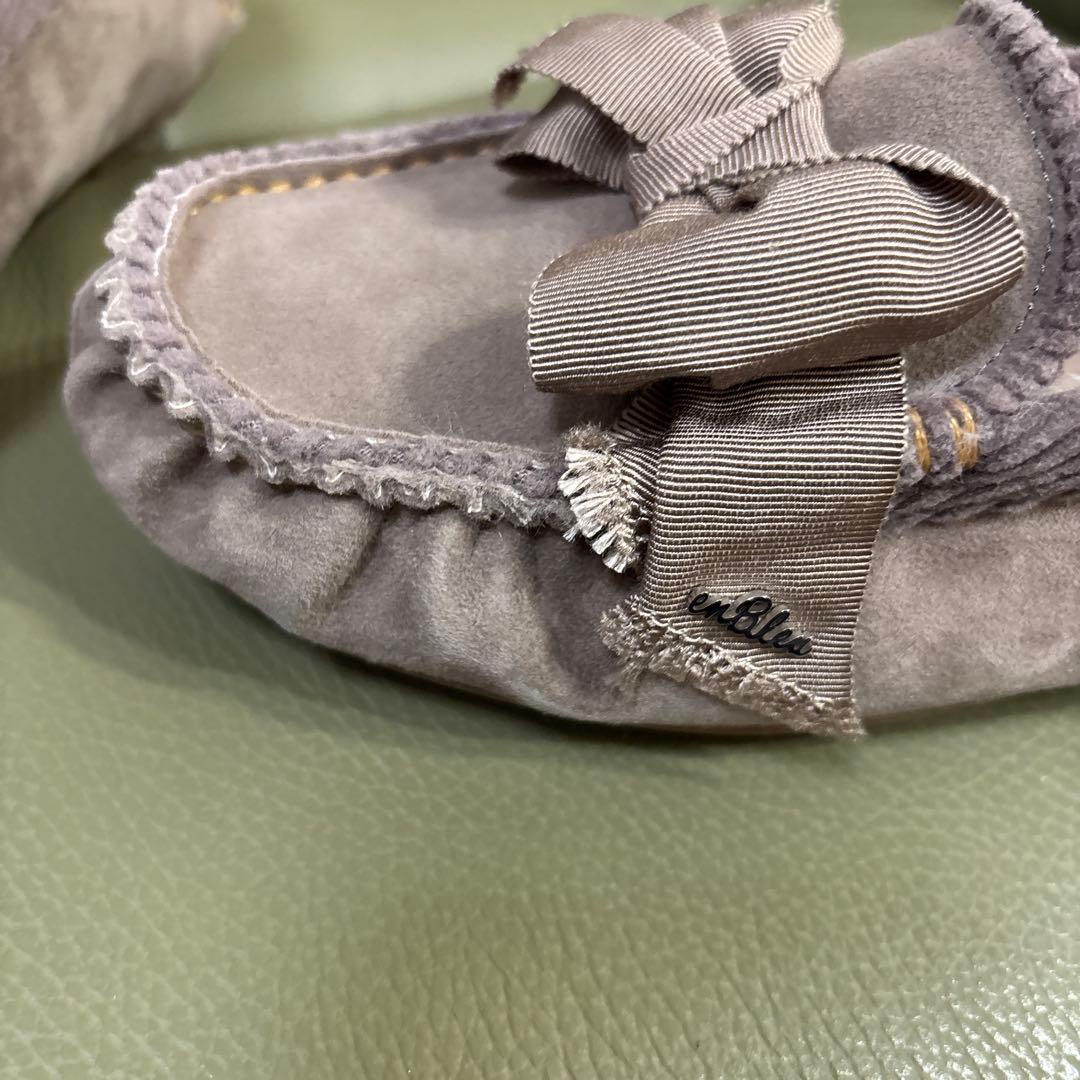 新品未使用完売色ランバンオンブルーモカシン24cm