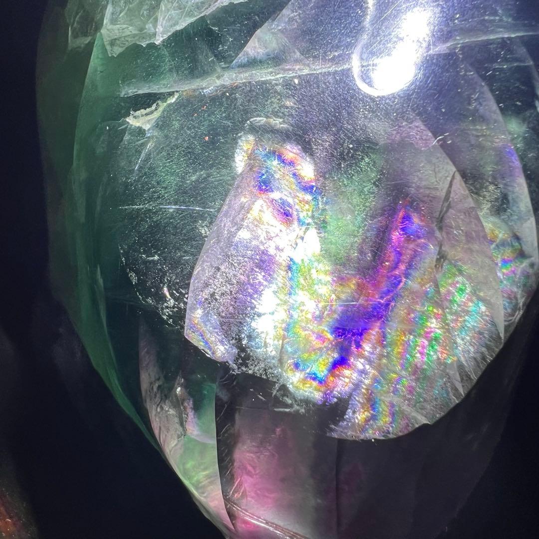 ✳️超綺麗✨極上の逸品✨神秘的な芸術品‼️✨マルチカラー フローライト 原石 天然石