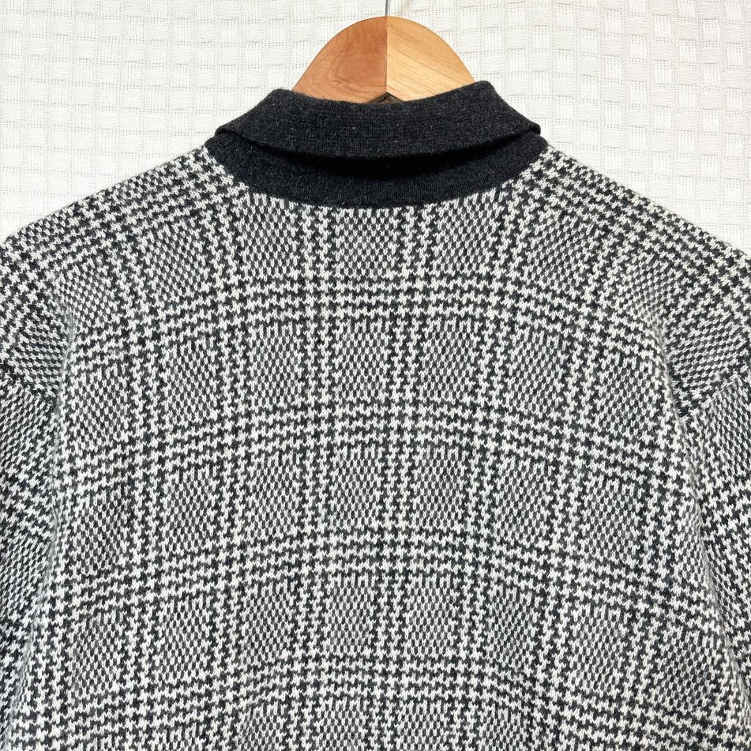 カシミヤ100% Drumohr ドルモア グレンチェック ニット セーター