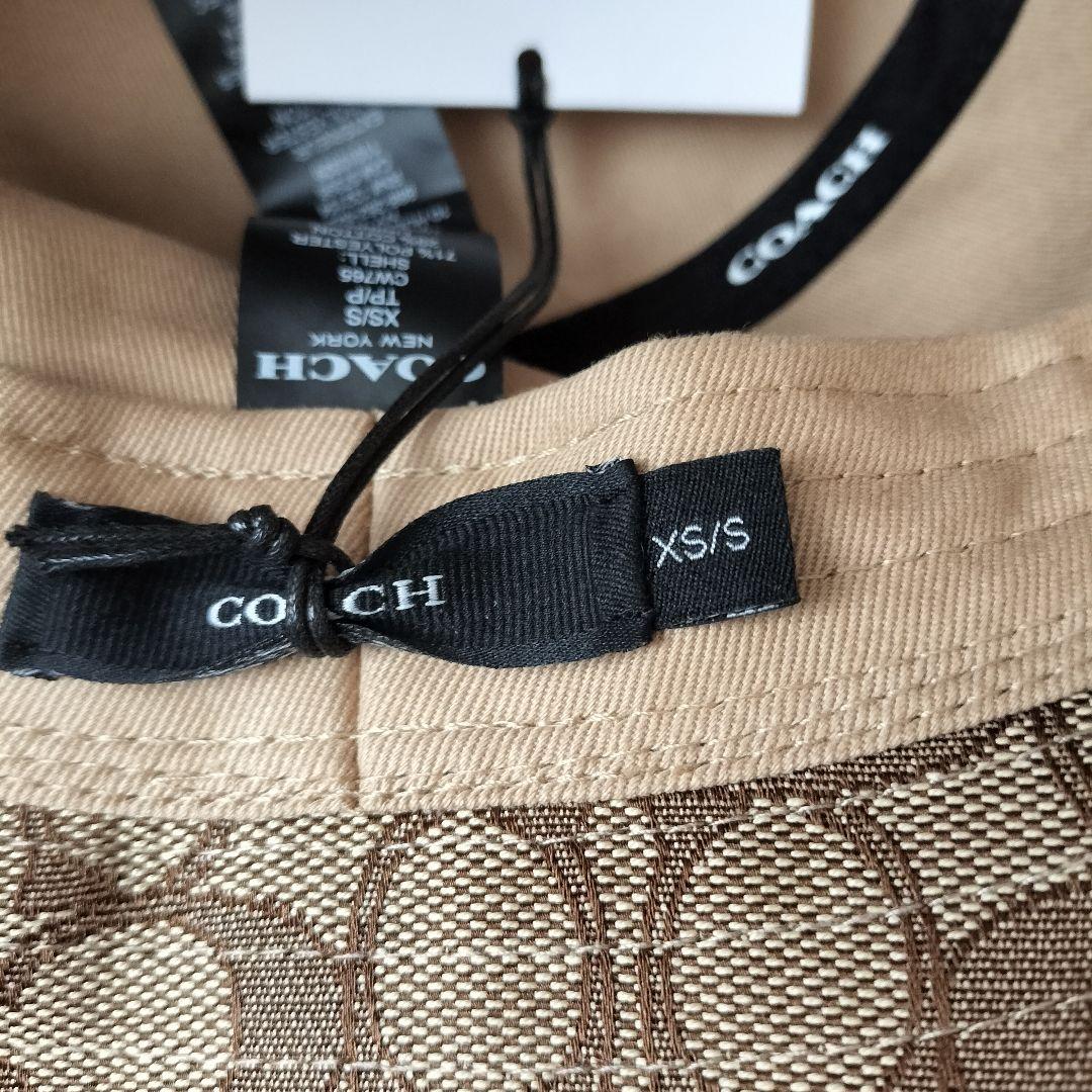 ゆみみん様☆新品未使用タグ付き☆COACH バケットハット ブラウン キャンバス