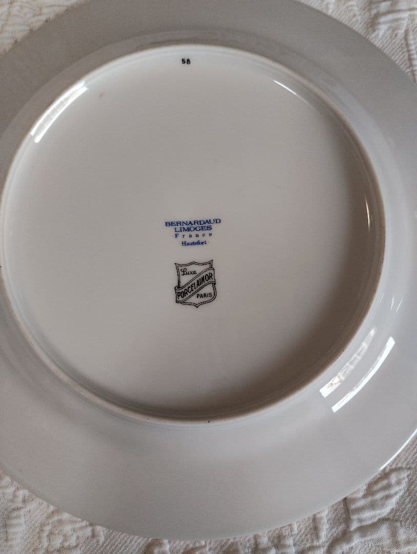 Kao様 検討品　Bernardaud ユーフォート 4枚セット