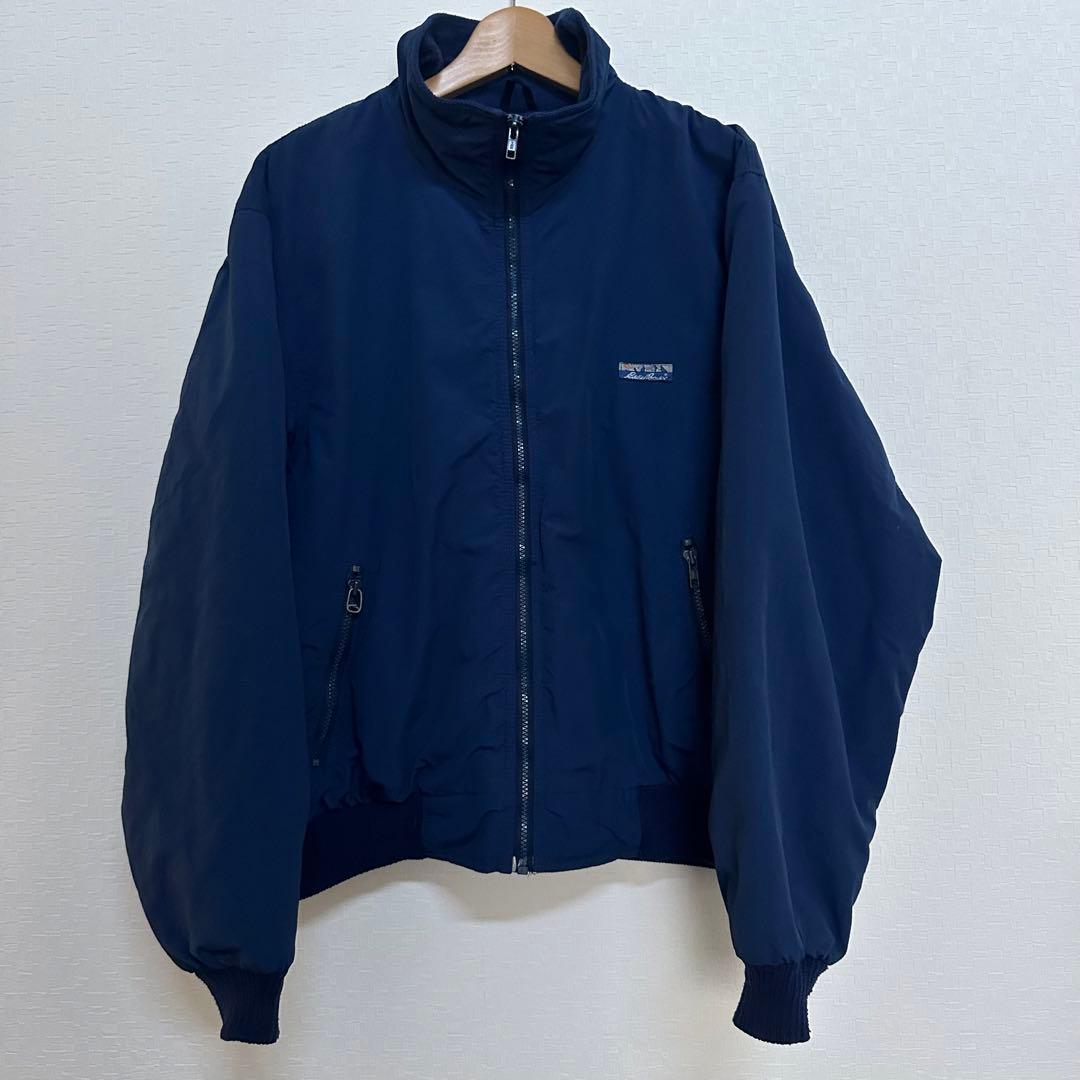80‘s EDDIE BAUER エディバウアーナイロンブルゾン　裏フリース