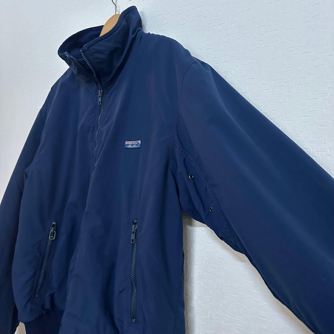 80‘s EDDIE BAUER エディバウアーナイロンブルゾン　裏フリース