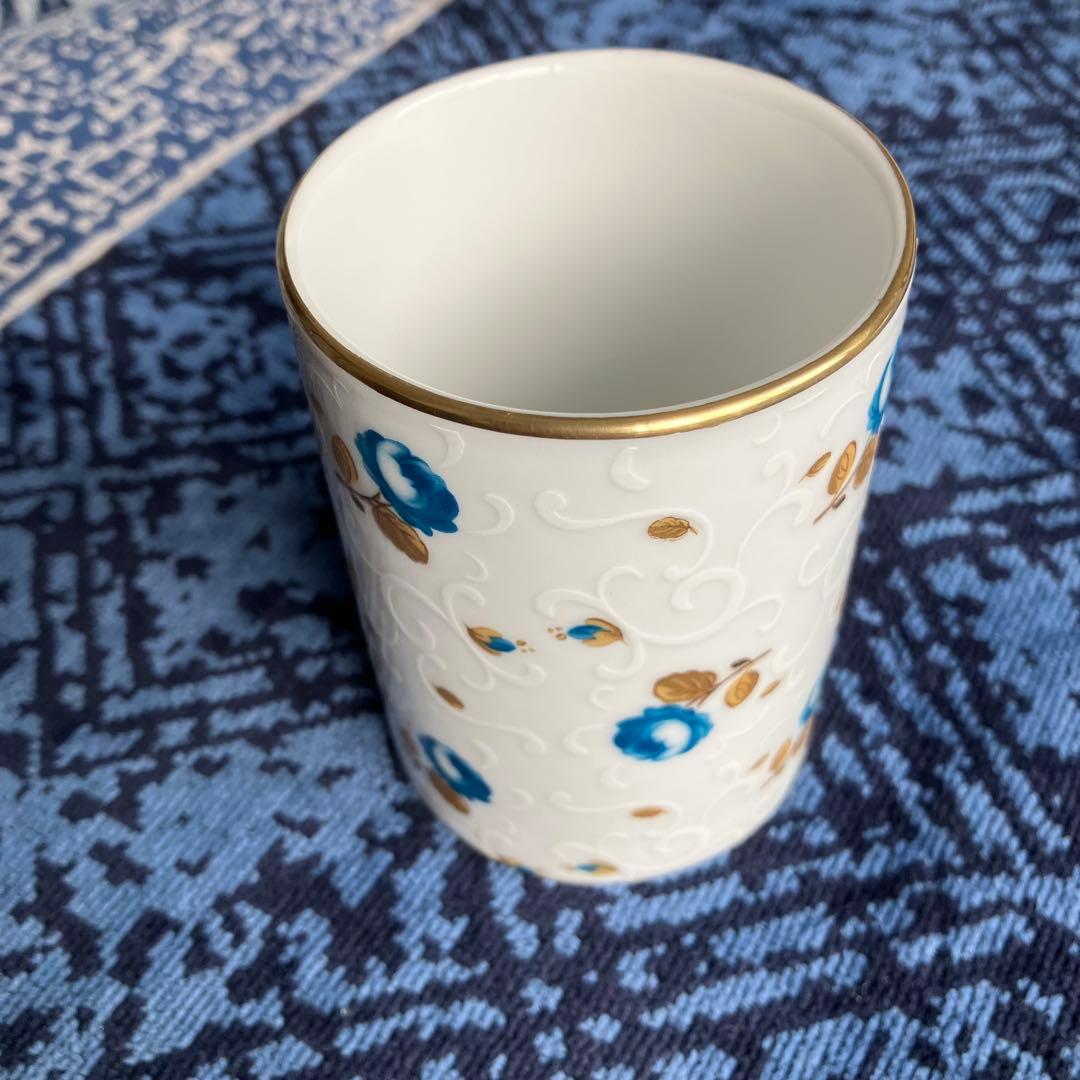 【美品⭐️イタリア製】T.Limogesリモージュ青い花柄 バスルーム3点セット