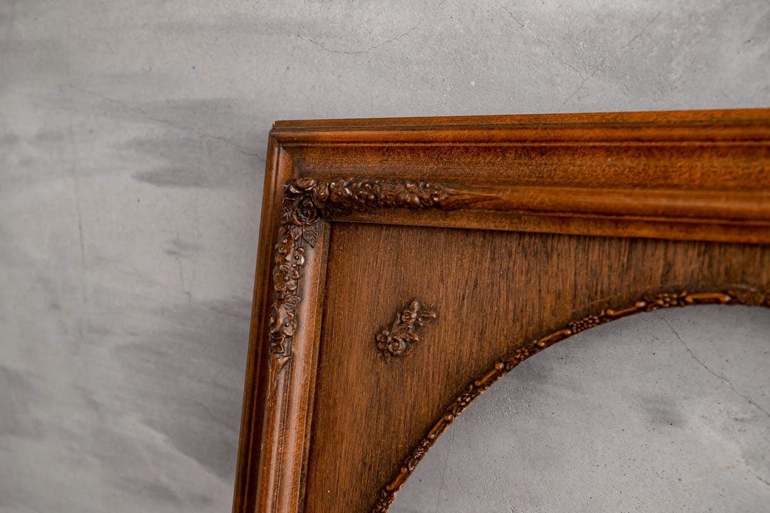 アンティーク調 額縁 2点セット（金フレーム＋木フレーム）