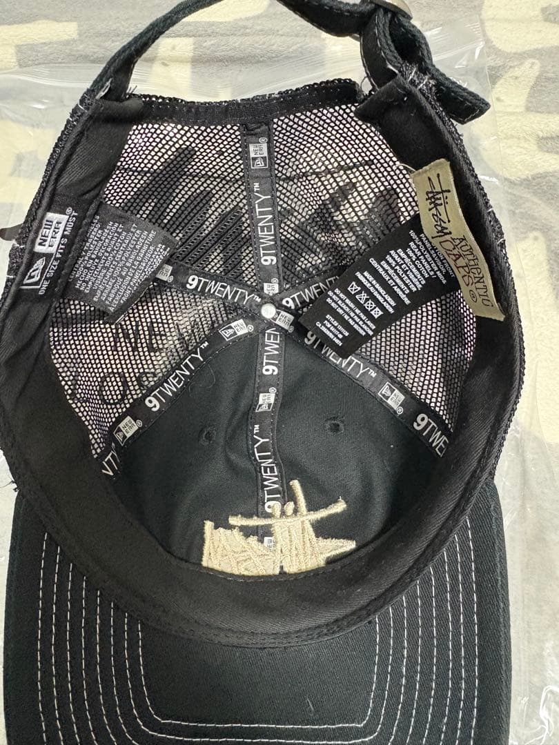 stussy newera メッシュキャップ