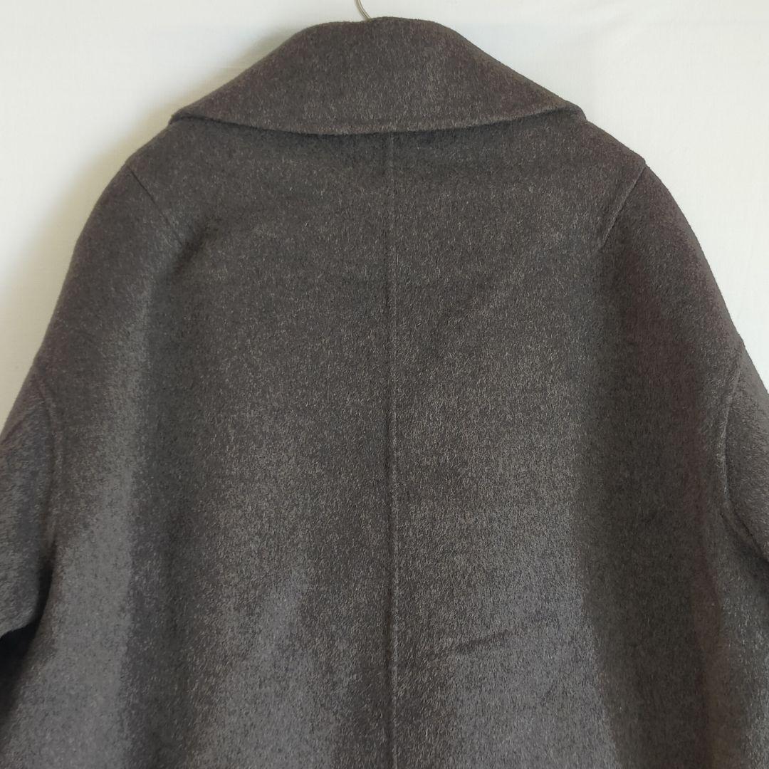 evernavy エバーネイビー ウールリバーPコート【チャコールグレー M】