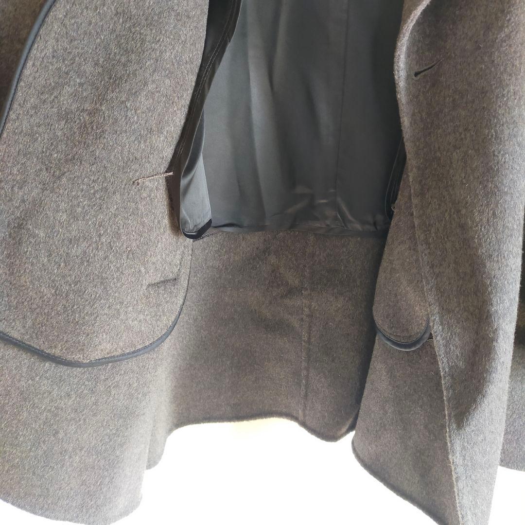 evernavy エバーネイビー ウールリバーPコート【チャコールグレー M】