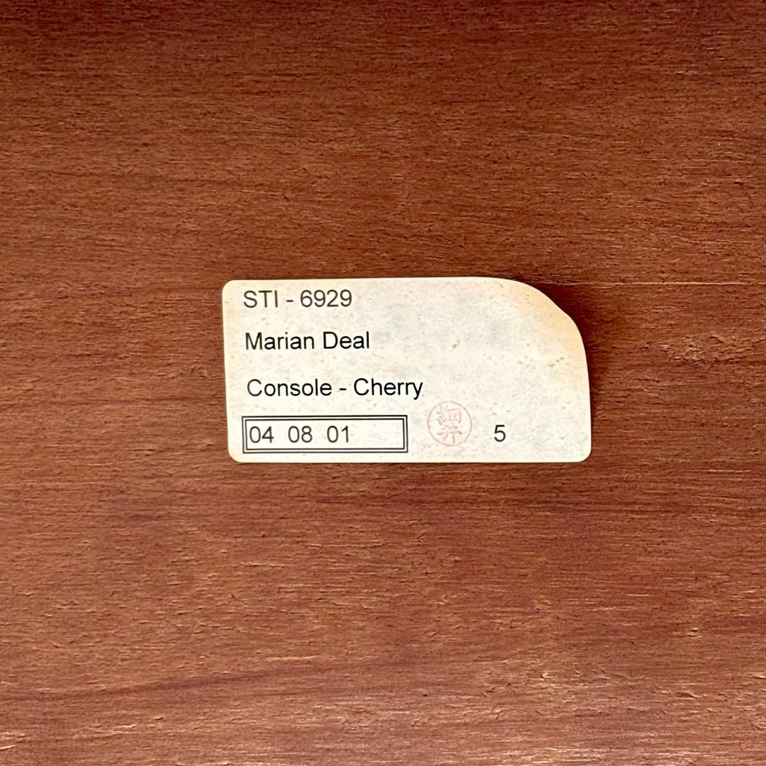 Marian Deal チェリー材 コンソールテーブル サイドテーブル