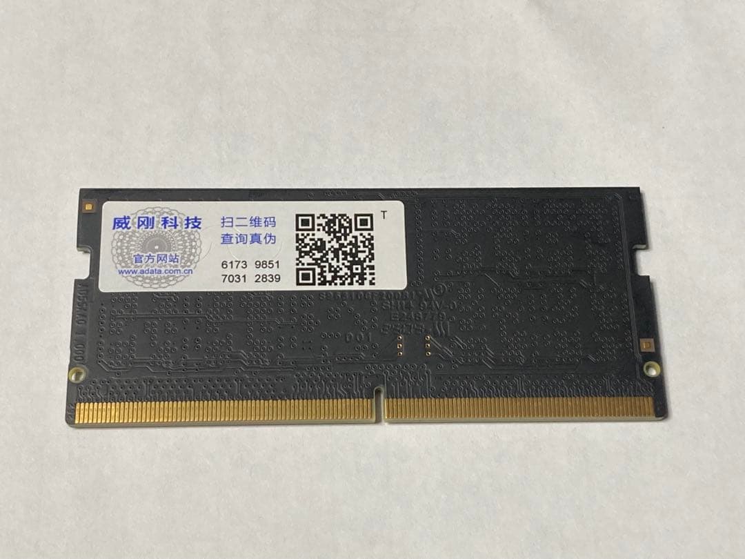 ADATA DDR5 5600 16GB SO-DIMM メモリ