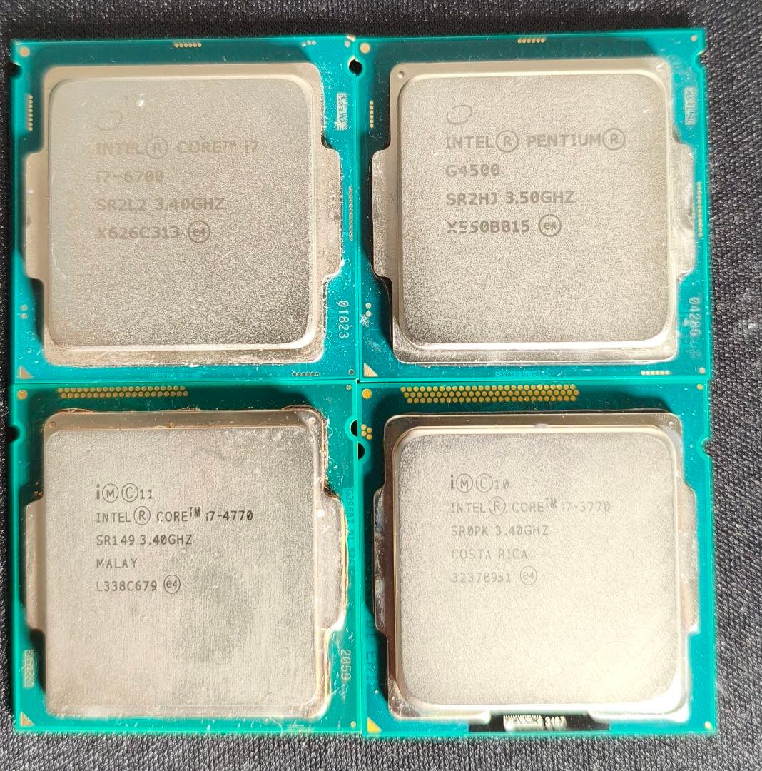 CPU 4枚セット