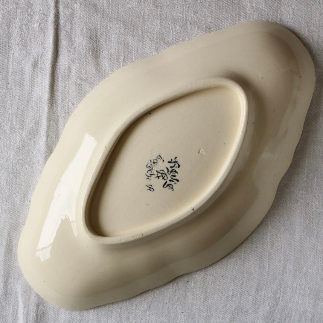 LONGCHAMPS ラヴィエ　フランス　アンティーク　藍色　figue