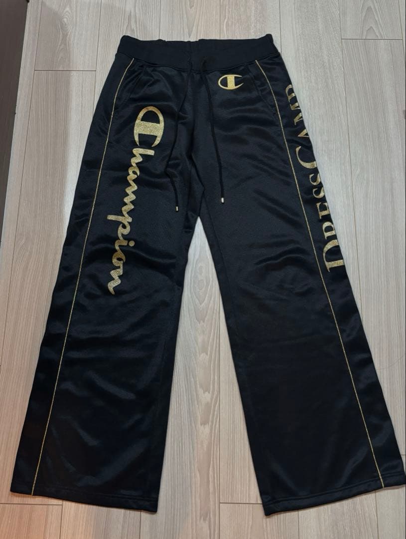 【希少】Champion × DRESSCAMP ジャージ 黒 セットアップ