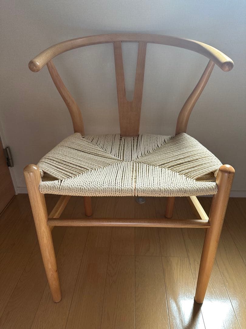 ナチュラルウィッカー Yチェア風ダイニングチェア
