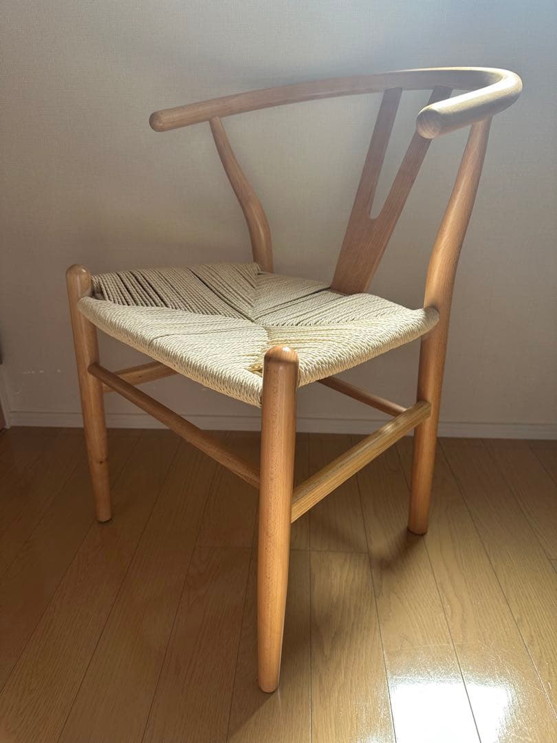 ナチュラルウィッカー Yチェア風ダイニングチェア