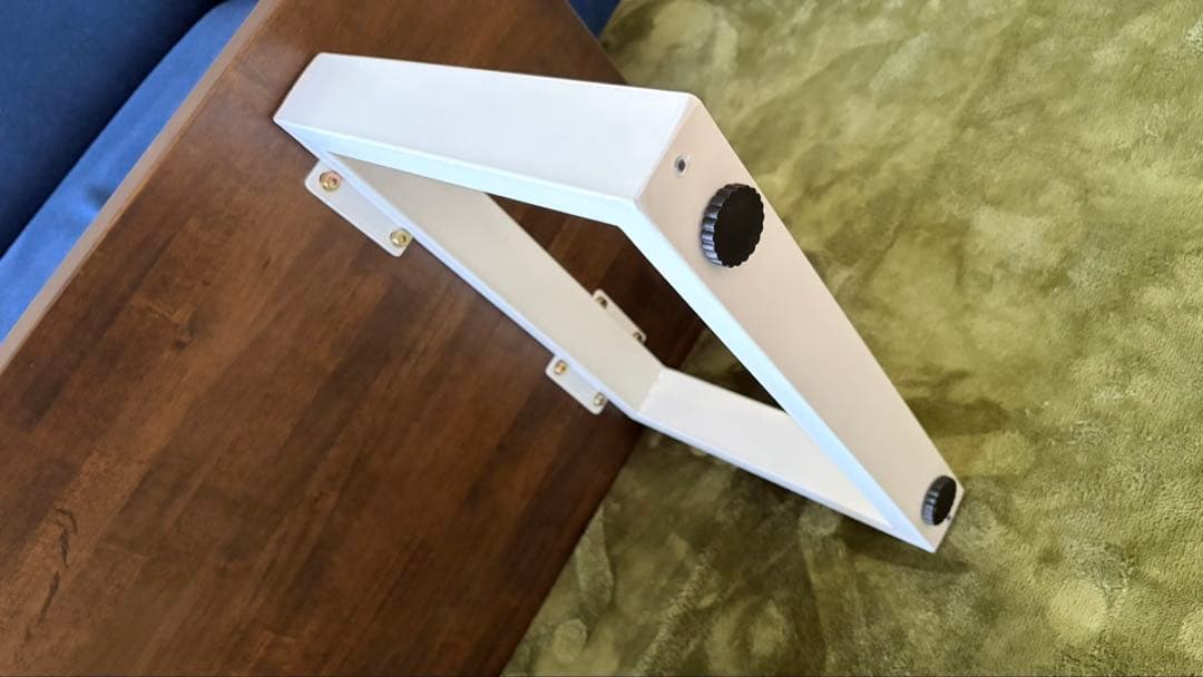 KANADEMONO ローテーブル 120cm ブラックブラウン × ホワイト脚