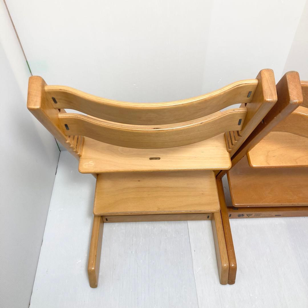 ★2脚セット★ストッケ トリップトラップ ナチュラル 木目 ハイチェア