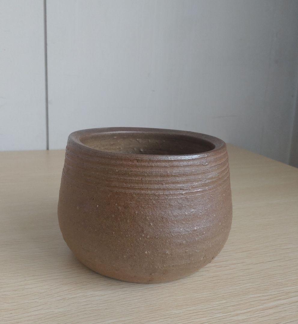 【備前名工】乗松俊行　建水　茶道具　生花　窯変　茶碗　金重陶陽　山本陶秀　藤原啓