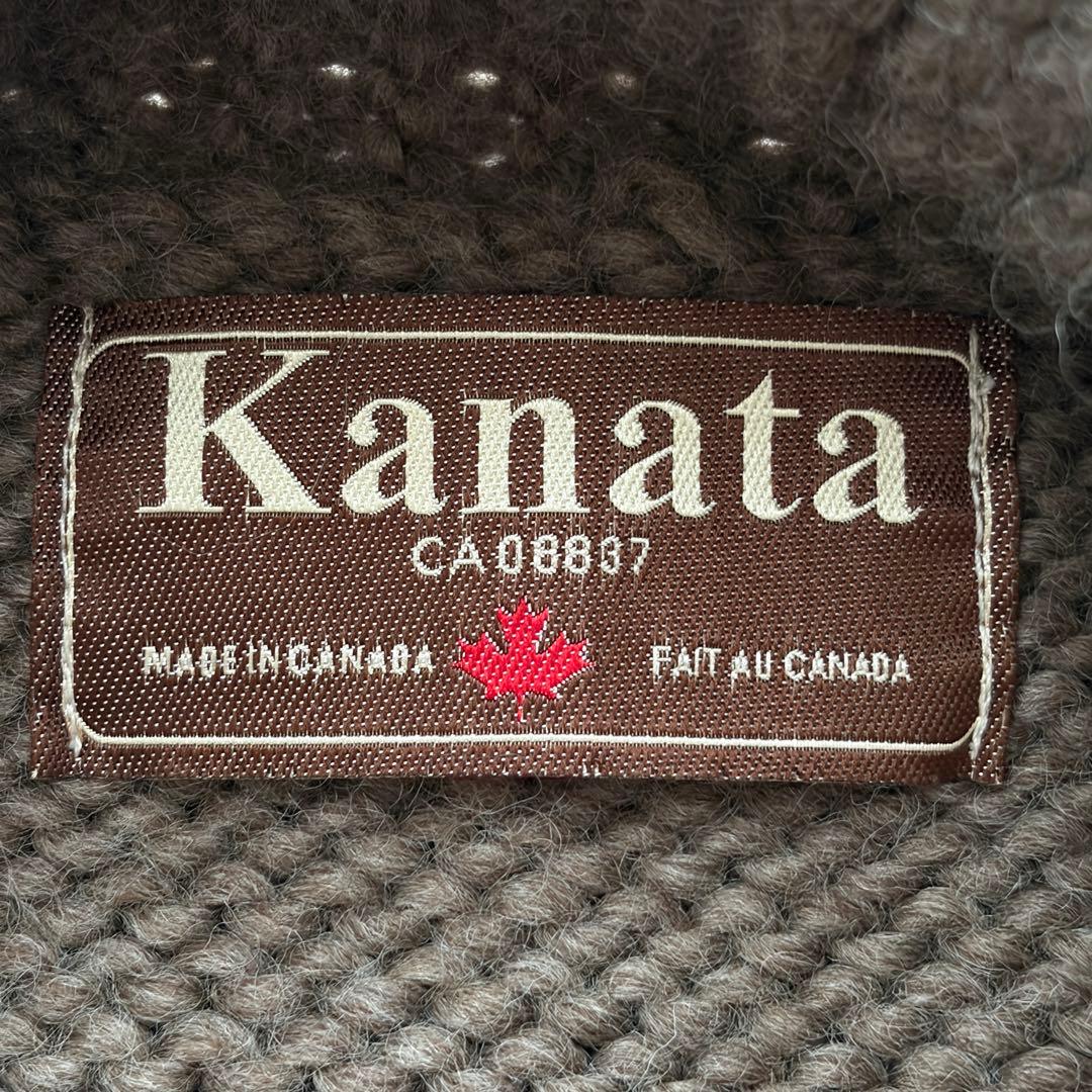 【SALE】【希少】Kanata ショールカラー カウチン ニット ベスト