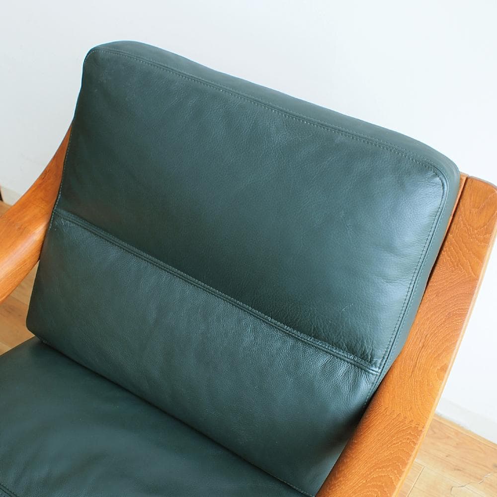 ビンテージ デンマーク製 P.J.Furniture チーク 1人掛けソファ B