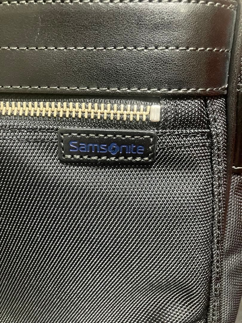 Samsonite ブラック ビジネスバッグ　2WAY ブリーフケース　二層式