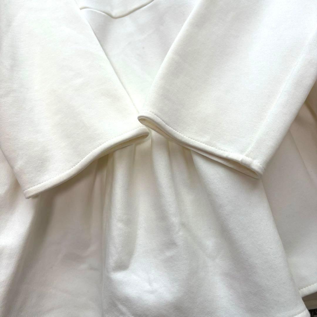 美品✨yori 2023 ぬくぬく ティアード フリルブラウス 38