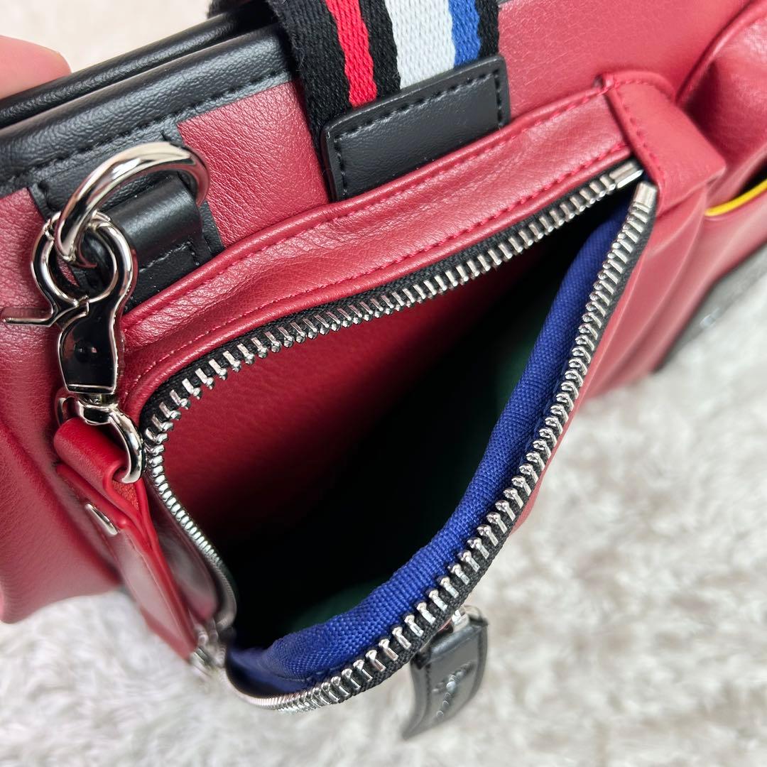 美品✨CASTELBAJAC カステルバジャック 2WAYバッグ 赤 ショルダー