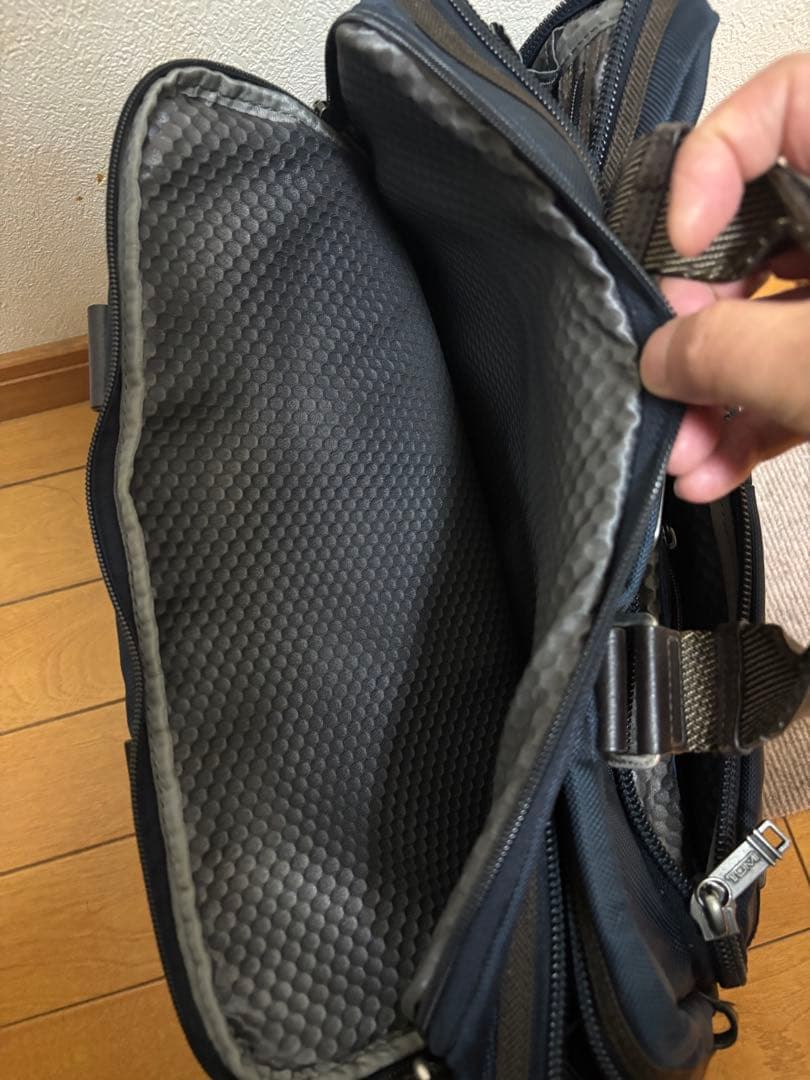 TUMI ALPHA BRAVO　2way　ビジネスバッグ　ネイビー
