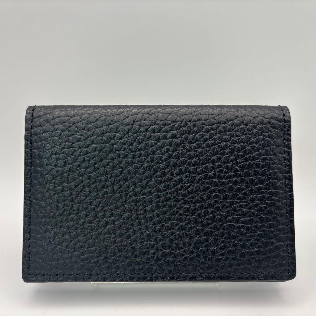 【極美品】HushTug　名刺入れ　カードケース　レザー　革　黒　ハッシュタグ