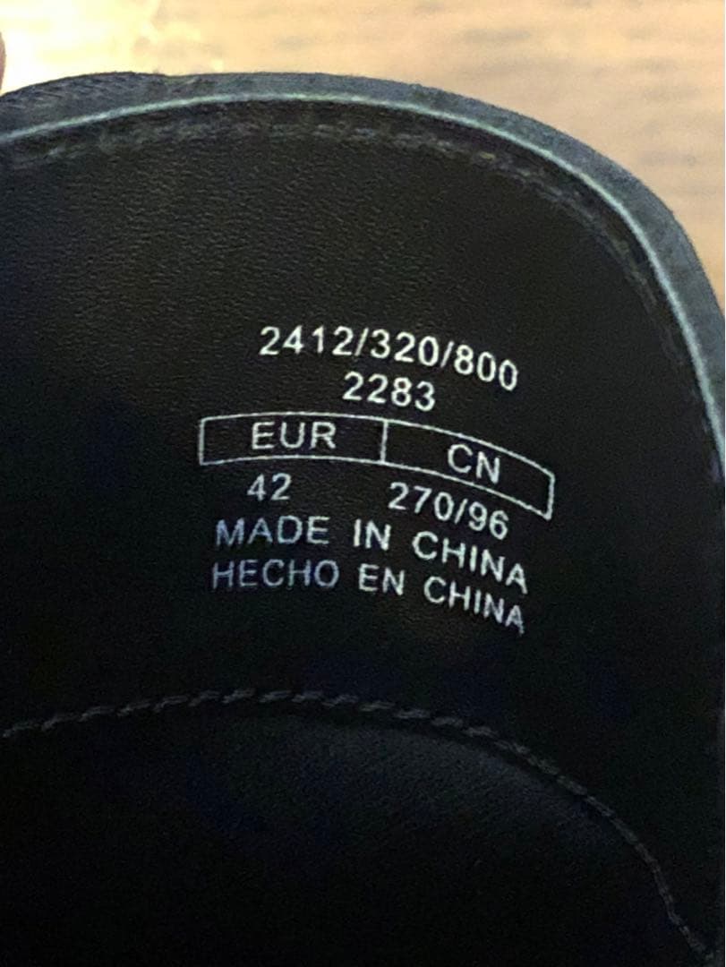 【新品】ZARA VIBRAM® レザー デッキシューズ　42