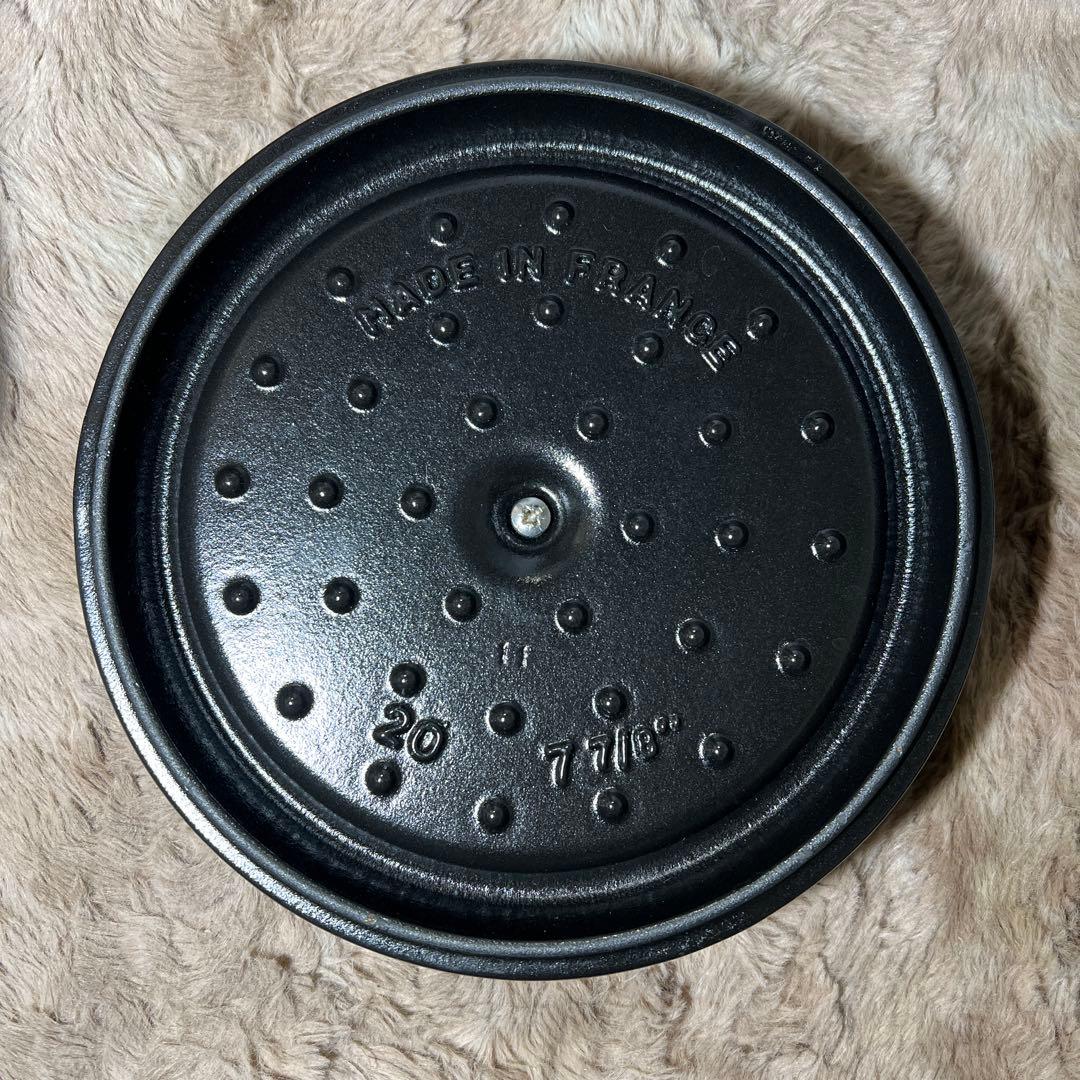 staub ピコ ココット ラウンド グレー 40509-304