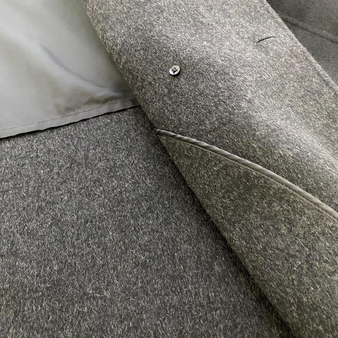 23区 ソフトリバーフーテッドコート　38 ブラック　黒