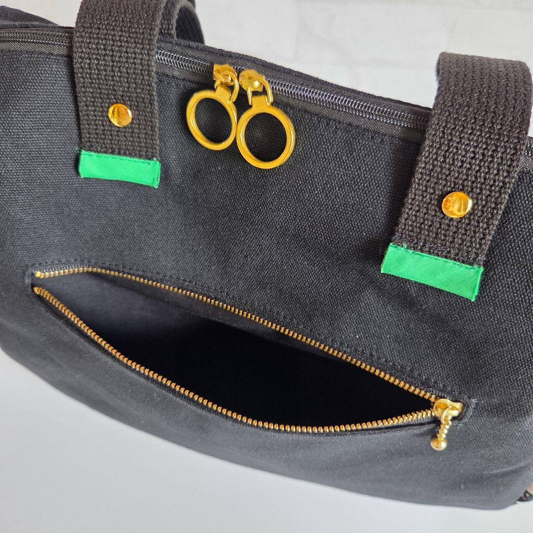 はるちゃん★☆　ポケットいっぱいトートバッグ(L)+140㎝ショルダー紐