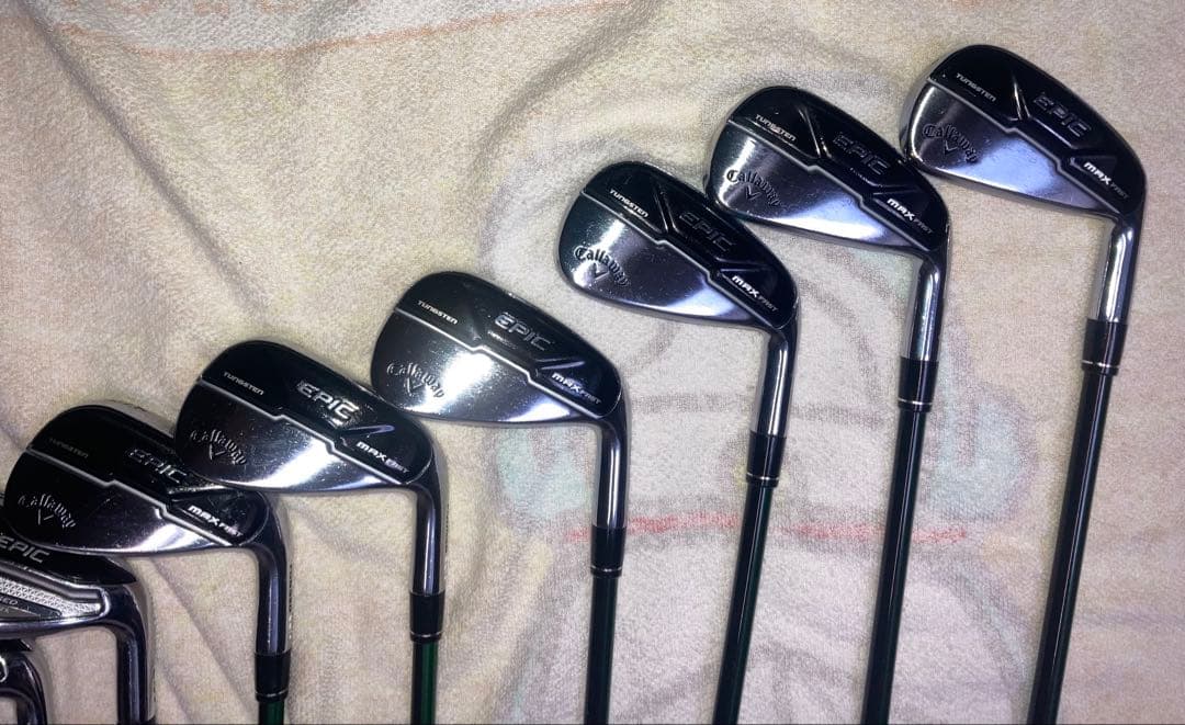 キャロウェイepicmaxアイアンセット ６本 （６〜A）➕G •Sの８本