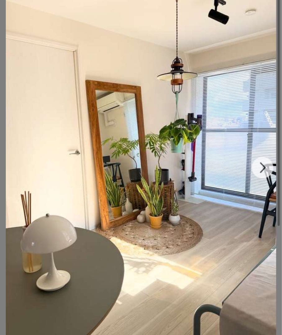 a.depeche アデペシュ　オールドチークミラー　L