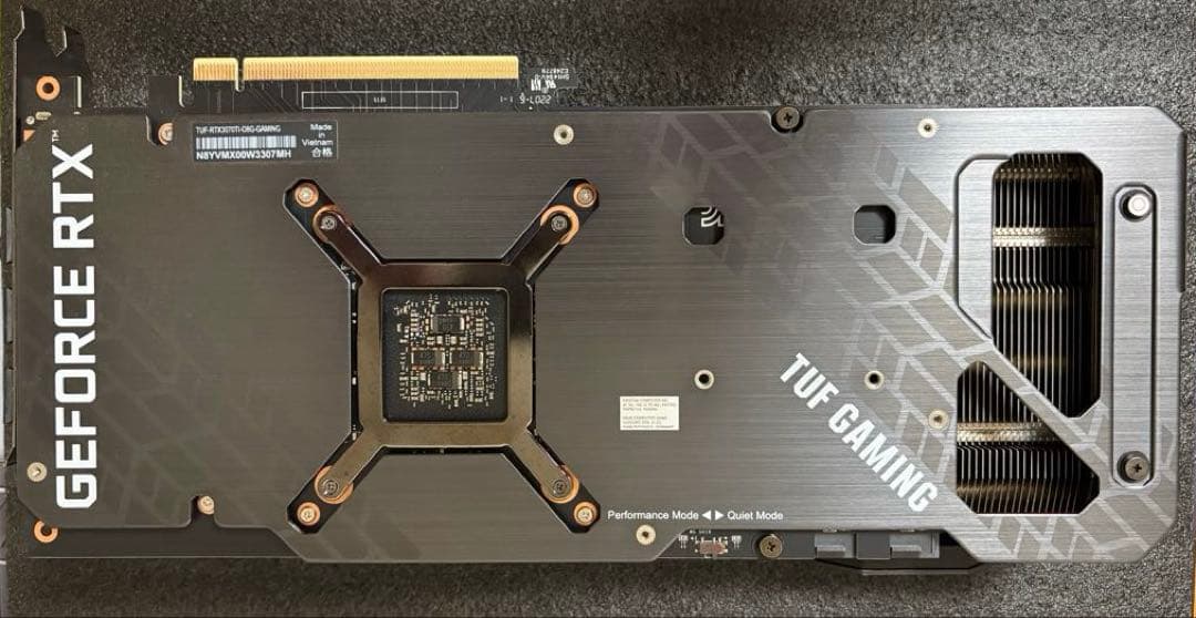 グラフィックボード・グラボ・ビデオカード ASUS TUF GAMING RTX3070ti OC 8GB