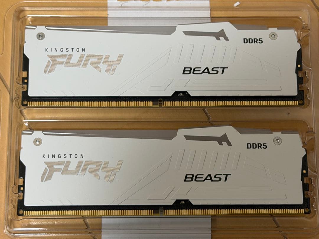 メモリー KINGSTON FURY BEAST DDR5 32GB (2x16GB)