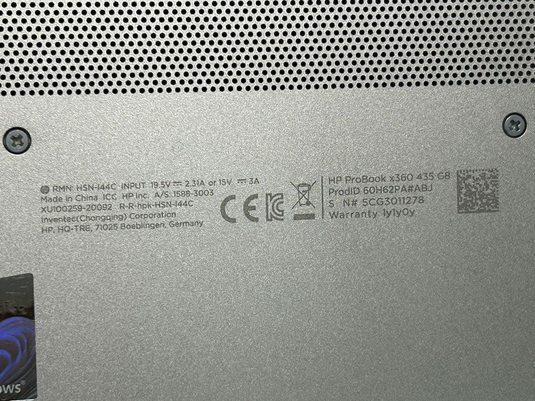 HP ProBook x360 G8 Ryzen7 MS Office2021付