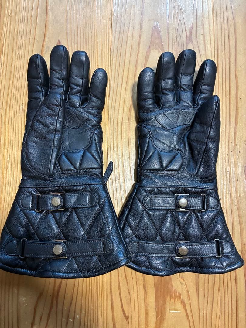 PowWow レザー バイクグローブ L